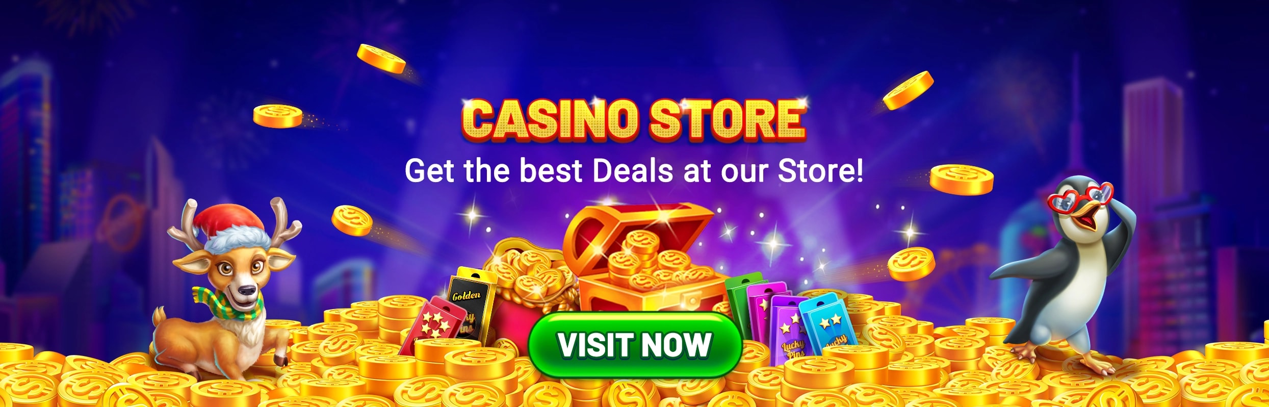 Image showing banner of store inside carousel stating best deals
